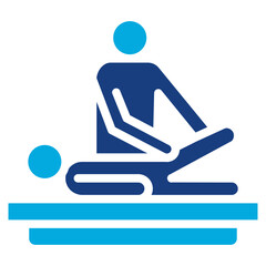 Physical Therapy icon vector image. Can be used for Physical Wellbeing.