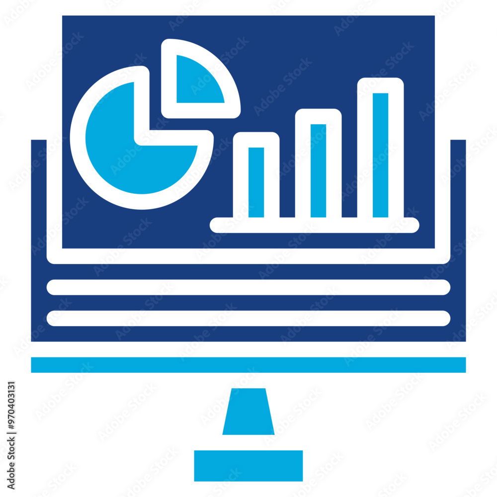 Sticker Dashboard icon vector image. Can be used for Business Onboarding.