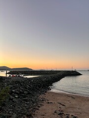 Obraz premium sunset on the beach