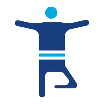 recommend clip art: Aerobics icon vector image. Can be used for Fitness.