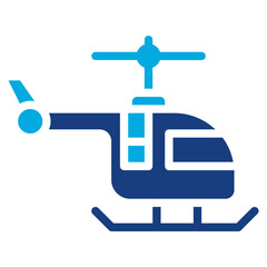 Helicopter icon vector image. Can be used for Airplane.