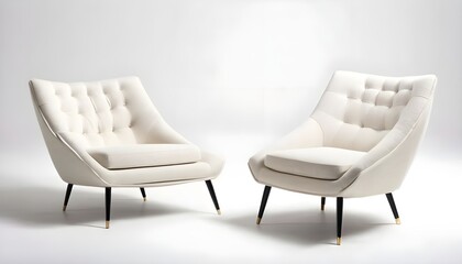 armchair on white background, lounge chair isolated on white background