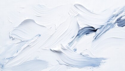 Obraz premium Abstract white texture with smooth strokes, ideal for backgrounds and artistic designs.