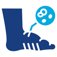 Swelling icon vector image. Can be used for Skin Burns.