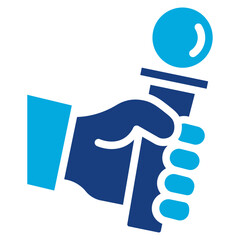 Media Interview icon vector image. Can be used for Press Freedom Day.