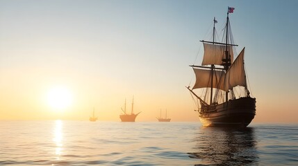 Columbus Day Maritime Celebration - Educational Displays Highlighting Historical Impact and Cultural Unity at Large-Scale Event