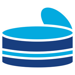 Tin icon vector image. Can be used for Raw Metrial.