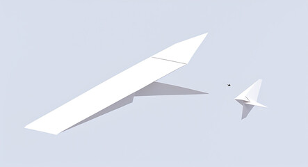 A minimal illustration of a paper airplane mid-flight, trailing a simple dotted line behind it. The design symbolizes freedom, creativity, and exploration.