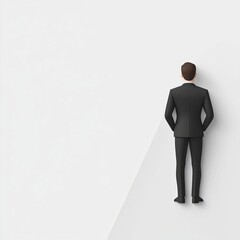 Fototapeta premium Client meeting sticker, 3D perspective style, realistic angles, shadowing, provides presence, engagement