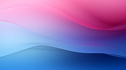 Naklejka premium Blue and Pink Gradient Background with Blurred Effect, Soft and Serene Abstract Design, Suitable for Various Creative Uses, Plain Background