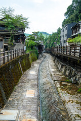 Fototapeta premium Yunomine onsen Yuzutsu, onsen village in Wakayama, Japan