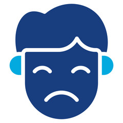 Reflective icon vector image. Can be used for Human Emotions.