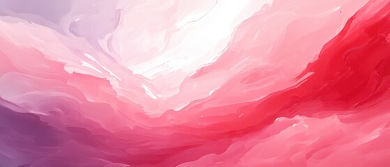 Fototapeta premium A stunning abstract painting featuring soft pink and purple hues blending seamlessly, evoking a sense of calm and creativity.