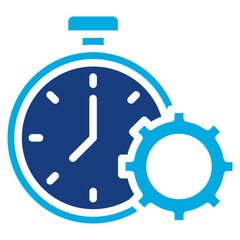 Time Crunch icon vector image. Can be used for Burnout.