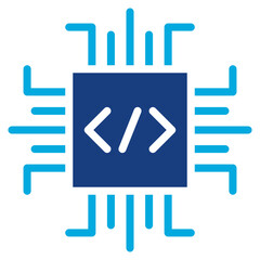 Firmware icon vector image. Can be used for 3d Printing.