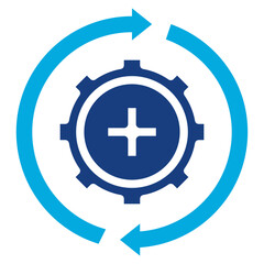 Fototapeta premium Recovery icon vector image. Can be used for Plastic and Cosmetic Surgery.