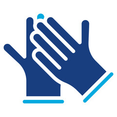 Surgical Gloves icon vector image. Can be used for Plastic and Cosmetic Surgery.