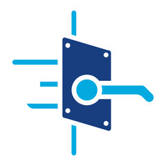 Residential locksmith icon vector image. Can be used for Locksmith.