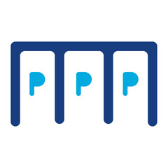 Parallel Parking icon vector image. Can be used for Driving School.