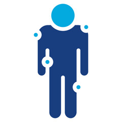 Fibromyalgia icon vector image. Can be used for Body Ache.