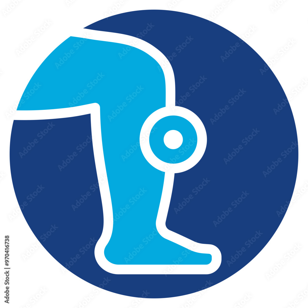 Poster Stiffness icon vector image. Can be used for Body Ache.