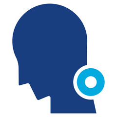 Neck Pain icon vector image. Can be used for Body Ache.