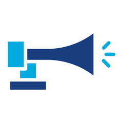 Ship Horn icon vector image. Can be used for Cruiser.