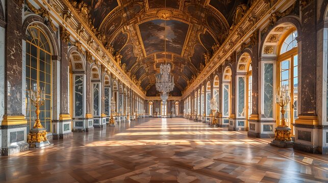 Exploring the Palace of Versailles, France, offers a glimpse into the opulent world of French royalty, with its grand halls, gilded rooms, and vast gardens. The lavish palace, a symbol of absolute 