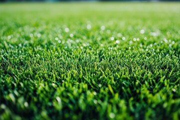 High Resolution Green Soccer Field Grass Texture Background , ai