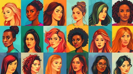 Diverse Female Artists, Group Portrait Shot, Group Portrait Shot, , Female Artists, Group