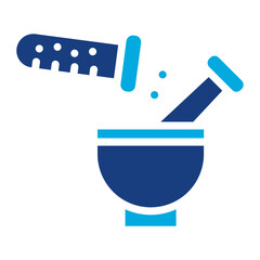 Chemist Mortar icon vector image. Can be used for Psychiatric Hospitals.