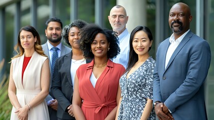 Diverse Business Professionals in a Leadership Workshop, Diversity Theme, , Professionals