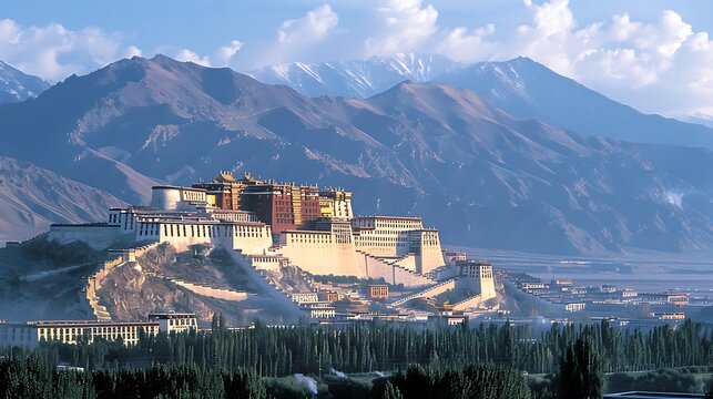 Visiting the Potala Palace in Lhasa, Tibet, presents an awe-inspiring journey to the former winter residence of the Dalai Lama, perched high above the city. The palace&rsquo;s towering structure and 