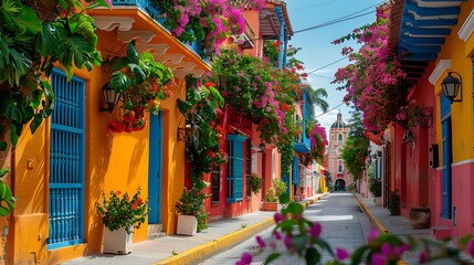 Walking through the streets of Cartagena, Colombia, immerses you in the vibrant colors and rich history of this beautifully preserved colonial city. The lively plazas, historic churches, and 