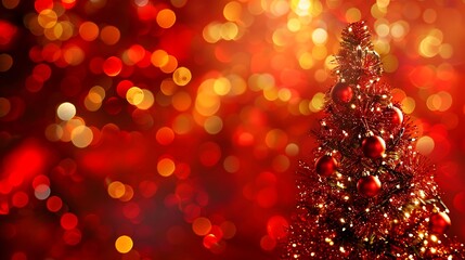 Christmas themed vector background, festive and decorative