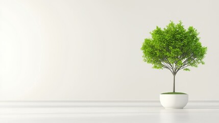 A stunning 3D bonsai tree icon adds elegance to any space with its intricate design and serene, minimalist backdrop.