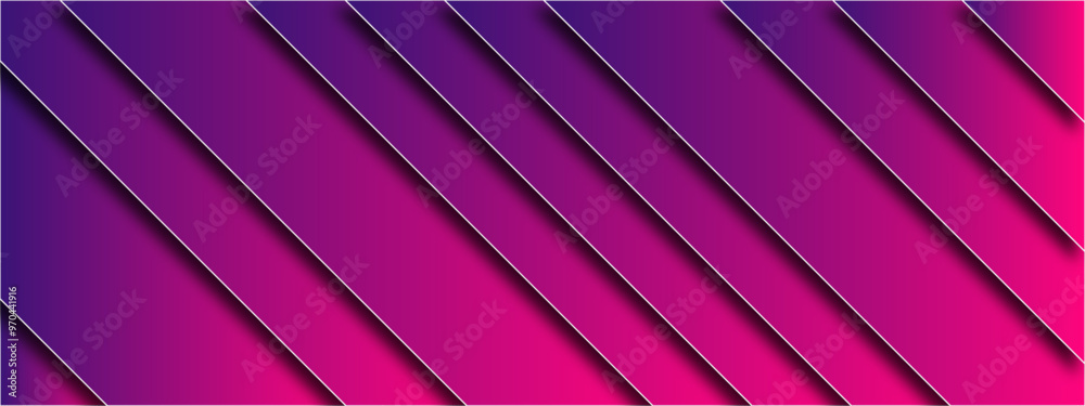 Poster Abstract Diagonal Lines with Gradient - Vibrant Red and Purple Color Blend in a Geometric Vector Pattern, Ideal for Modern Backgrounds, Web Design, and Digital Art Projects