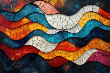 abstract background in colors and patterns for World Homeless Day