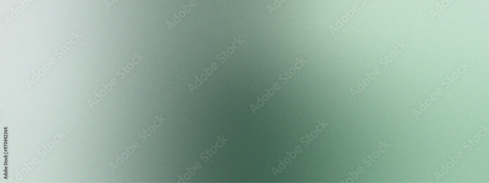Canvas Prints green grainy gradient with mint smooth noise texture. grainy glowing light and dark backdrop noise. 