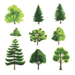 Set of Green trees