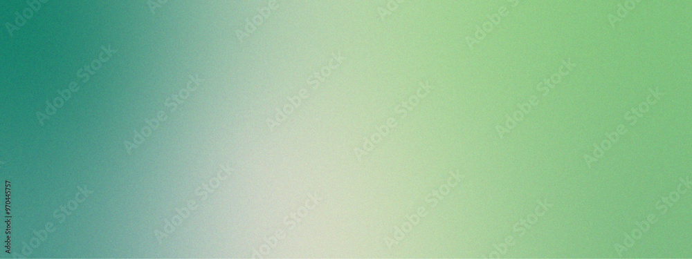 Sticker green grainy gradient with mint smooth noise texture. grainy glowing light and dark backdrop noise. 