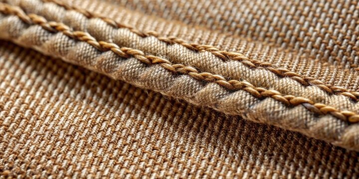 Tiny yet powerful, the bartack stitch stands firm, its thread wrapped tightly around fabric fibers, a testament to its remarkable strength and reliability in securing seams.