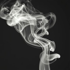 Abstract smoke swirls