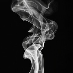 Abstract smoke swirls