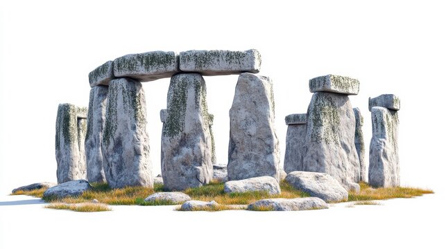 recommend clip art: Stonehenge (UK) clipart, element, 3D illustration, realistic, isolated on white background