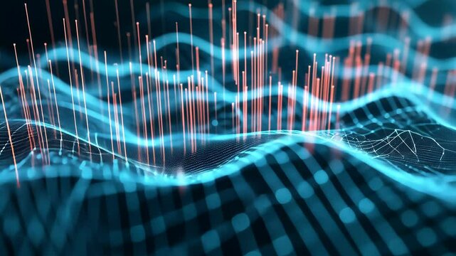 Exploring dynamic wave patterns in advanced data visualization techniques