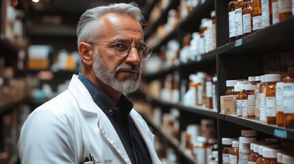 Fototapeta premium Pharmaceutical sales and doctors talk, 