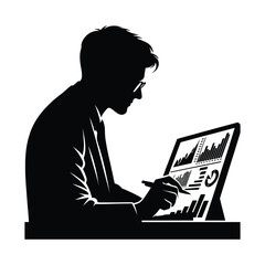 Economist Silhouette