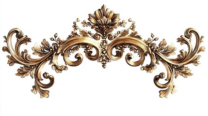 Elegant vintage decorative frame with intricate floral design and gold accents, perfect for showcasing art and photography.