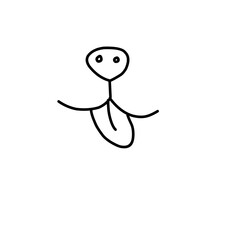 Hand Drawn Dog Mouth 